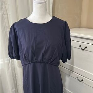 Elegant Navy Blue Dress